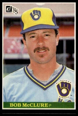 1985 Donruss #536 Bob McClure - Image 1 of 2