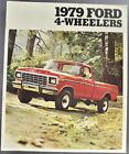 1979 Ford 4-Wheeler Truck Brochure Pickup Ranger 4x4 Bronco Nice Original 79
