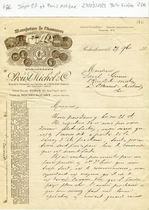 Dépt 87 - Rochechouart & Paris XIII ème - Belle Entête d'une Manufacture de 1922 - Imagen 1 de 1