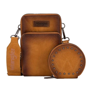 Cartera bandolera amarilla para teléfono celular Wrangler para damas WG117-207YL - Imagen 1 de 3