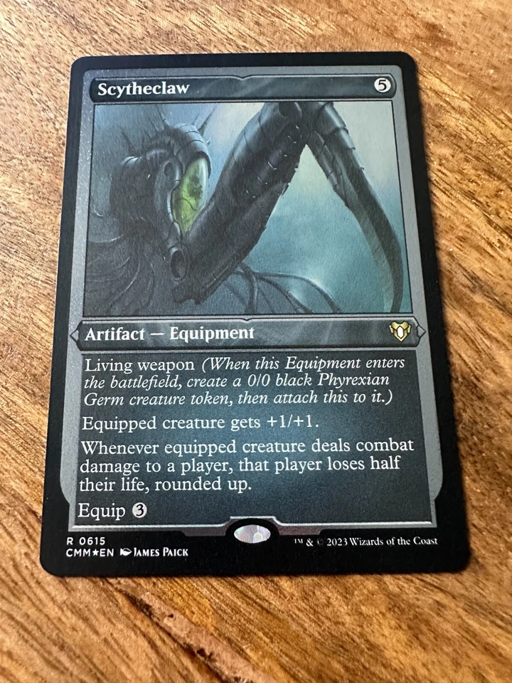 Scytheclaw / Sensenkralle  - ETCHED FOIL - Commander Masters: Extras -NM-EN- MTG - Bild 1 von 1