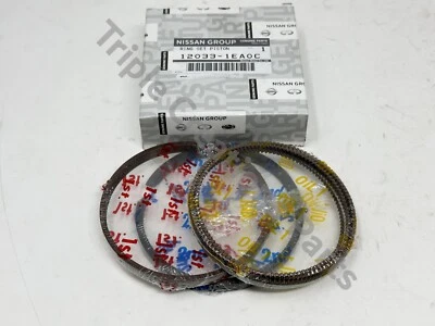 Juego de anillos pistón genuino Nissan 12033-1Ea0C 120331Ea0C OEM Foto 1 de 4
