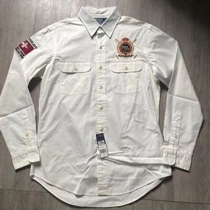 Polo Ralph Lauren Switzerland Winter Challenge Cup 2008 Button Shirt Mens Sz M - Picture 1 of 6