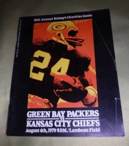 Green Bay Packers vs Chiefs August 4 1979 Bishops Charities Game Program Vintage - Picture 1 of 7