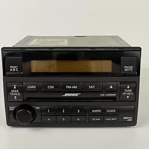 2005 2006 NISSAN ALTIMA OEM BOSE 6 Disc CD Changer Radio Stereo 28185 ZB20B - Picture 1 of 9
