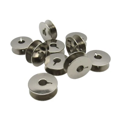 (pacote com 10) Bobinas de Metal Compatível com Pfaff 1209, 1211, 1212, 1213, 1214, 1216, 1222  - Imagem 1 de 4