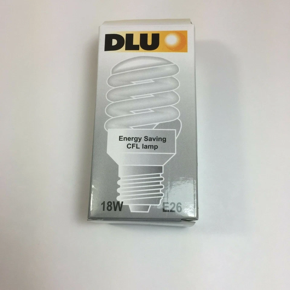 CFL Light bulb 18W (75W equivalent) mini spiral T2 Energy Saving - Image 1 of 4