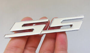 Cobalt SS Corvette ZR1 5"  Supercharged Chrome & Black Fender Trunk Emblem