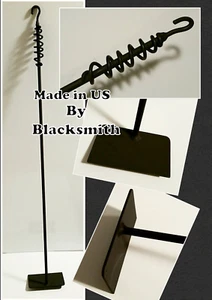 Rastrillo de ceniza/carbón estufa/chimenea, longitud personalizada, hecho en EE. UU. por herrero*envío gratuito - Imagen 1 de 6