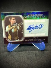 2020 Star Wars Masterwork Autograph /50 #A-ML Misty Lee as Princess Leia Organa