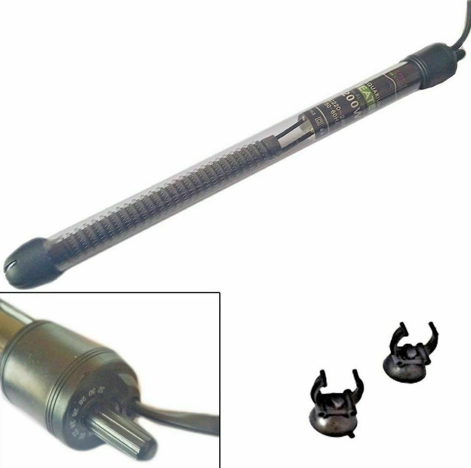 PDR*TERMORISCALDATORE DI PRECISIONE TERMOSTATO PER ACQUARIO DA 200 WATT - Immagine 1 di 1