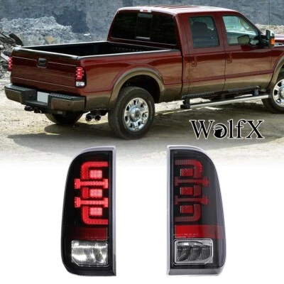 Clear LED Sequential Tail Light For 2008-2016 Ford F250 F350 F450 Super Duty L+R — 第 1/4 张图片
