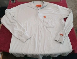 Camisa Wrangler Riggs FR para hombre talla M-Reg Henley ropa de trabajo resistente al fuego HRC2 - Imagen 1 de 6