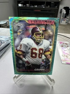 Russ Grimm 2024 TOPPS CHROME GREEN REFRACTOR /199 COMMANDERS #197 - Picture 1 of 2