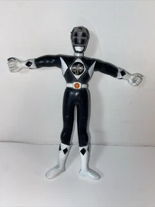 1994 Saban Mighty Morphin Power Rangers Bendable Black Ranger 5.5" Figure - Picture 1 of 9