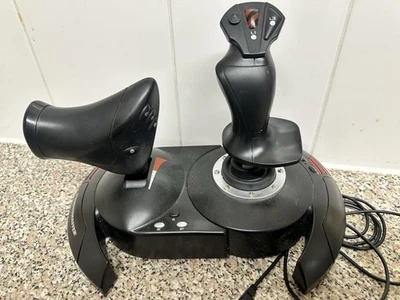 Thrustmaster T-Flight Hotas X Flight Simulator Joystick - Black VGC usb Xbox PS - Image 1 of 4