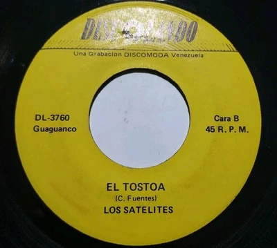 Los Satelites El Triunfo / El Tostao DISCOLANDO 3760  45RPM VG+ #5424 - Image 1 of 2