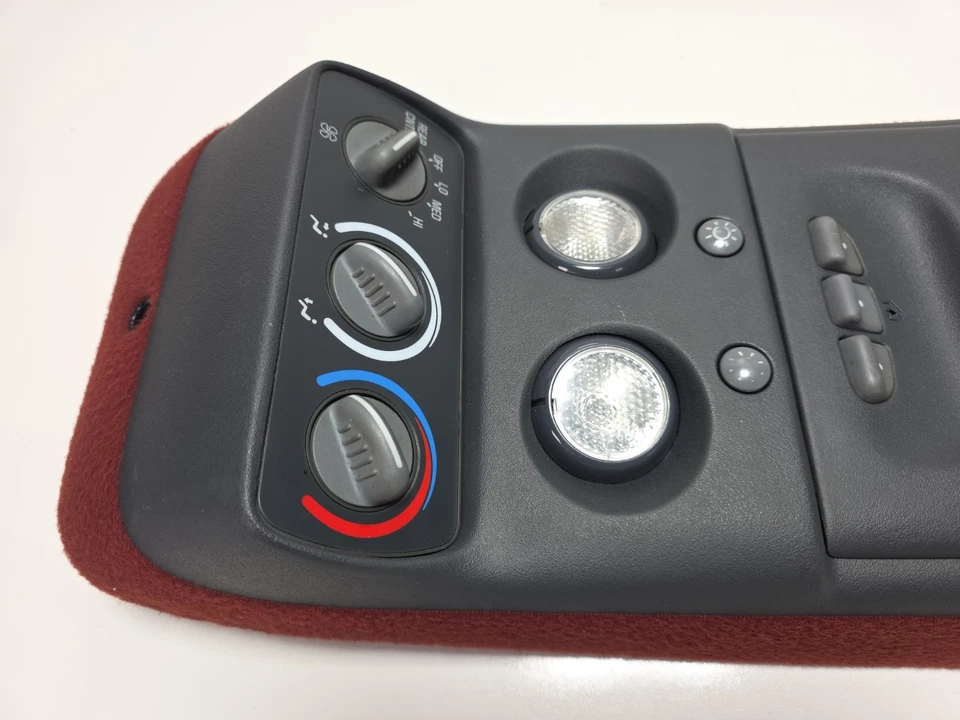 Chevy Suburban Tahoe GMC Yukon 1995-1999 consola aérea domo mapa OEM rojo Foto 1 de 4