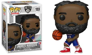 Funko 133 James Harden Brooklyn Nets NBA Clippers Thunder NEW Minor Box Dings - Picture 1 of 13