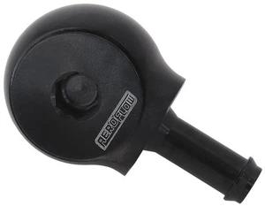 Aeroflow Performance 90o Low Profile -8ORB to 3/8" Barb AF959-06-08BLK - Picture 1 of 1