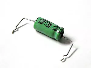 10uF 63V 85°C 13x6mm Performed Axle Electrolytic Capacitor (3 Pieces) - Picture 1 of 1