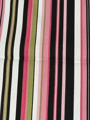 “Beach Umbrella” Fabric Authentic Village Screen Print 35" x 45" Made In The USA - Image 1 of 4