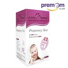 Kit de bandelettes de test de grossesse Easy@Home, alimenté par Premom, 20 tests HCG