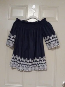 Top bordado fuera del hombro Abercrombie & Fitch - Talla S  - Imagen 1 de 13