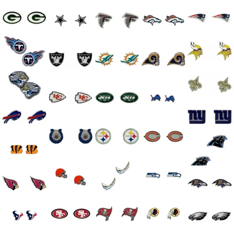 NFL Aminco Stud Post Earrings All Teams Official Licensed - Pick Your Team! Cover