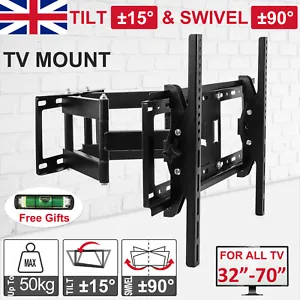 TV Wall Stands Mount Swivel Tilt for 32 40 42 46 50 55 60 70" TVs Full Motion - Picture 1 of 12
