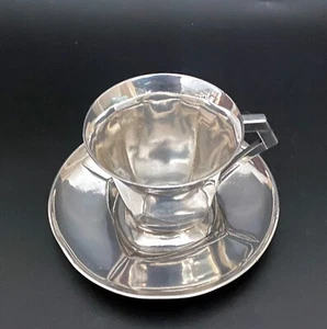 Christofle /Gallia – Sue & Mare Demi-Tasse/Expresso Cup and Saucer – 1927 - Picture 1 of 10