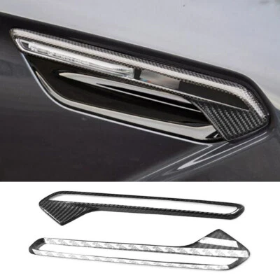 Cubierta de ventilación de aire para guardabarros lateral de fibra de carbono real para BMW M6 F06 F12 F13 13-18 Foto 1 de 4