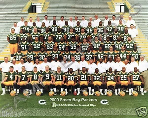 2000 GREEN BAY PACKERS NFL FOOTBALL TEAM 8X10 PHOTO - Picture 1 of 1