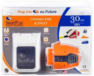 SmartPlug B30ASSYPW 30 Amp White Inlet and Female Connector Combo Kit - Imagen 1 de 6