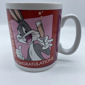 Taza de felicitación Warner Bros Looney Tunes grande 24 OZ 1996 - Imagen 1 de 6