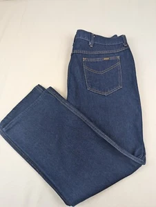 Vintage Genuine Roebucks Men's Jeans Size 36x28. 12 Ga Button Made In USA - Picture 1 of 20