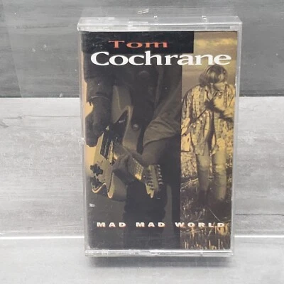 Tom Cochrane - Mad Mad World (Cassette, 1991) - Image 1 of 3