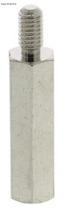 Richco Brass Hex Threaded Standoff Male/Female, 25mm, M4 x M4 - 105-8331 (50pcs) - Picture 1 of 2