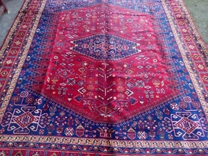  Vintage  Woolen Rug 246x282cm - Picture 1 of 12