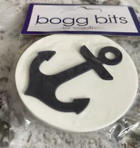 ☘☘☘ Original Bogg Bag Bogg Bits Bag Charm Navy Anchor Immediate Ship☘☘☘ - Picture 1 of 5