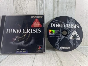 PS1 Dino Crisis Capcom Japanese Version PlayStation 1 Survival Horror Game USED - Picture 1 of 12