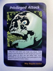 ATAQUE PRIVILEGIADO - Juego de cartas Illuminati del Nuevo Orden Mundial CCG ilimitado - Imagen 1 de 1