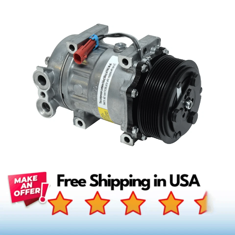 Compresor aire acondicionado apto para Chevrolet C6500 Kodiak 03-09, Chevrolet C7500 Kodiak 03-09 Foto 1 de 1