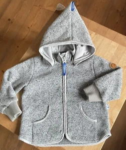 Finkid Tonttu Strickjacke Gr. 80/90 grau - Bild 1 von 4