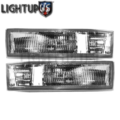Park Signal Lights 1995-2005 CHEVROLET ASTRO GMC SAFARI Left Right Sides Pair - Image 1 of 2