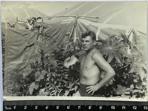 Shirtless Men Bulge Muscle Affectionate Male Gay Interest Old Photo #904 - Picture 1 of 3
