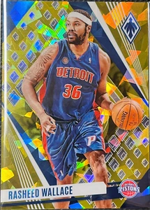 Rasheed Wallace 2023-24 Panini Phoenix #33 Yellow Ice Phoenix /175 - Pistons - Picture 1 of 2