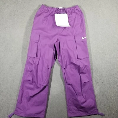 Calça Nike Cargo roxa 30X30 pequena amostra de cor rara hip-hop folgada FV7520-521 - Imagem 1 de 4