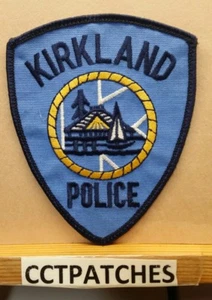KIRKLAND, WASHINGTON POLICE BLUE SHOULDER PATCH WA - Picture 1 of 2