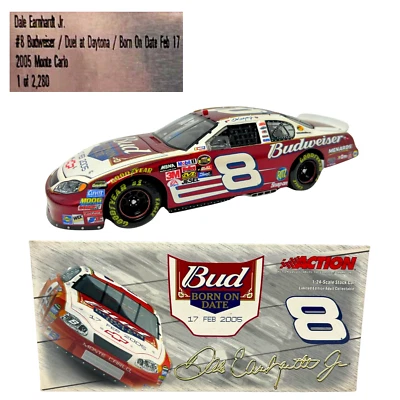 Action Nascar #8 Dale Earnhardt Jr. Born On Date (1 de 2.200#) 1:24 Diecast Foto 1 de 4